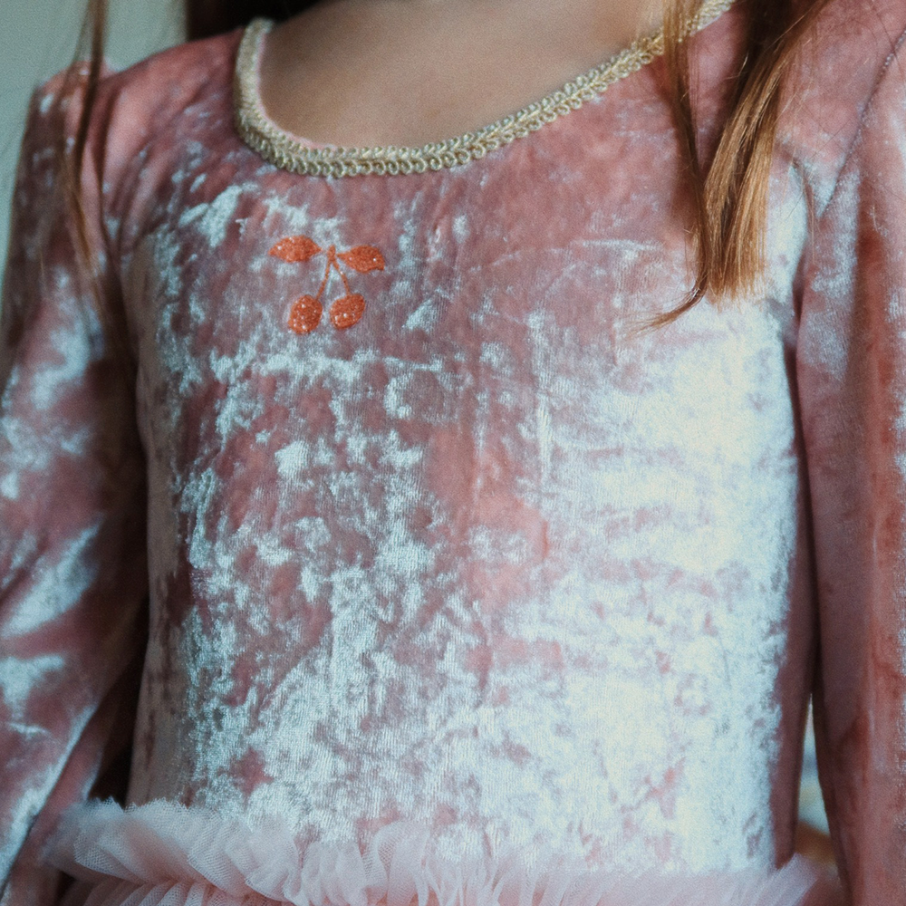 Konges Sløjd Prinzessinnenkleid 'Elisa' Cloud Pink - Online MY SNOWFLAKE