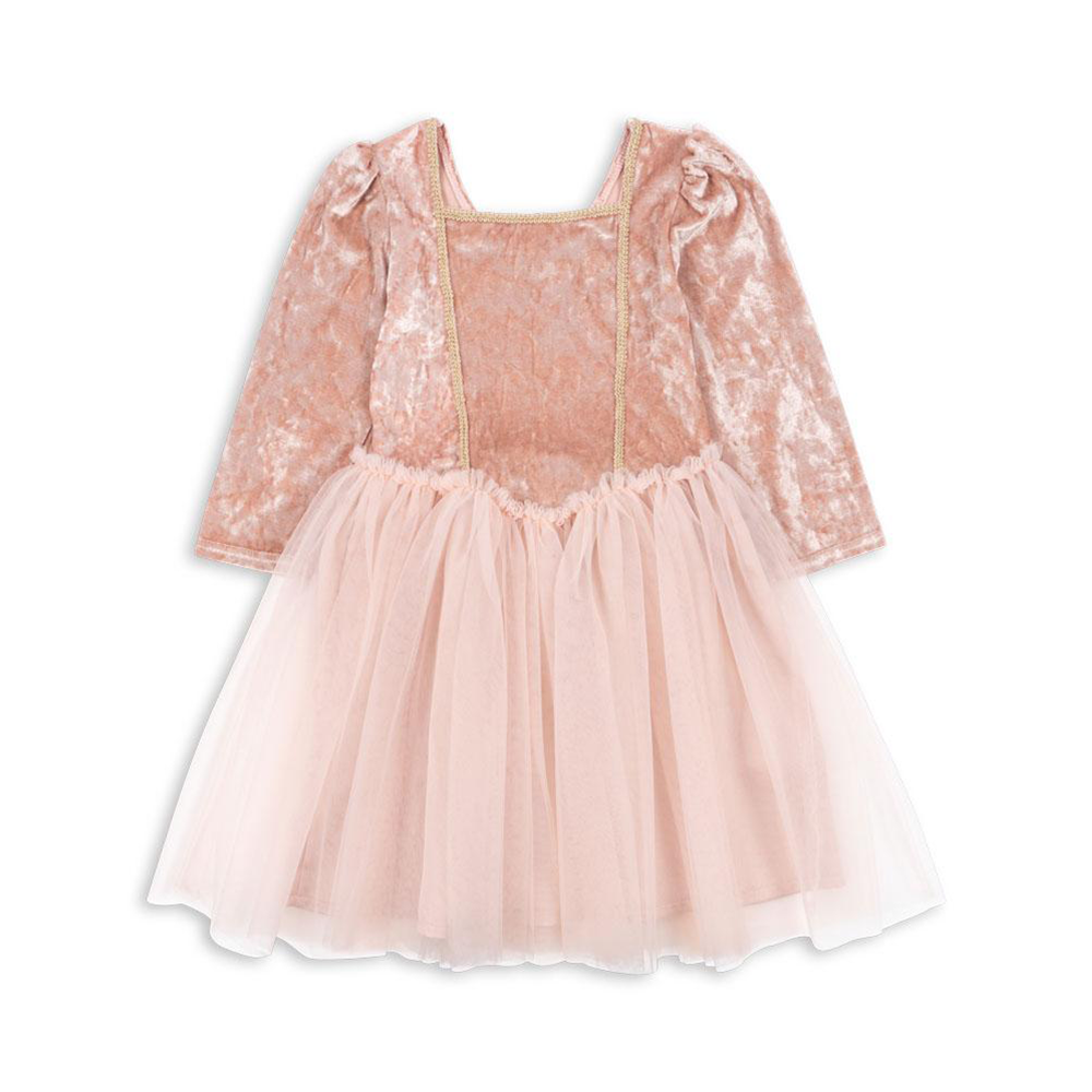 Konges Sløjd Prinzessinnenkleid 'Elisa' Cloud Pink - Online MY SNOWFLAKE