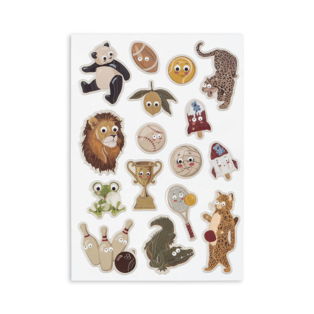 Konges Sløjd Sticker 'Puffy' Animals