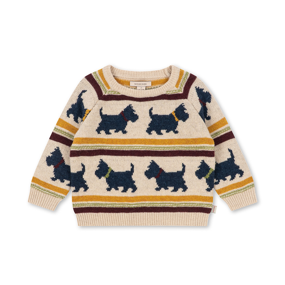 Konges Sløjd Knitted Sweater 'Belou' Piccolo Scottie