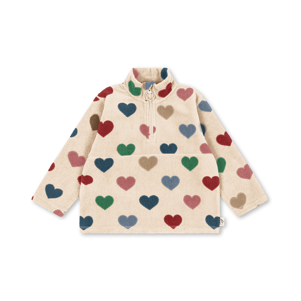 Konges Sløjd Fleece Pullover mit Reissverschluss 'Tavi' Bon Coeur Coloré - Online MY SNOWFLAKE