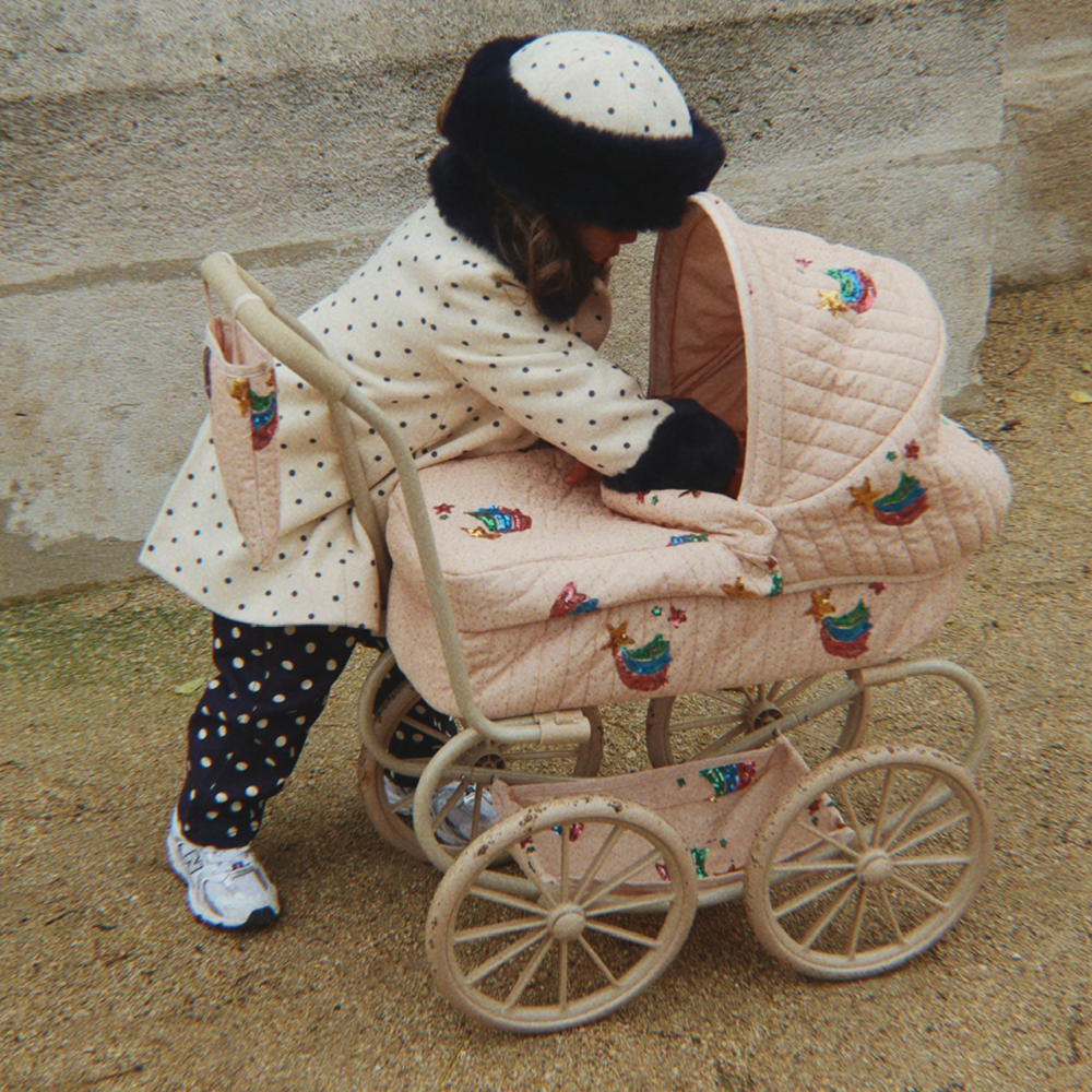 Konges Sløjd Doll's Pram 'Minnie Tulle' Rainbow Star