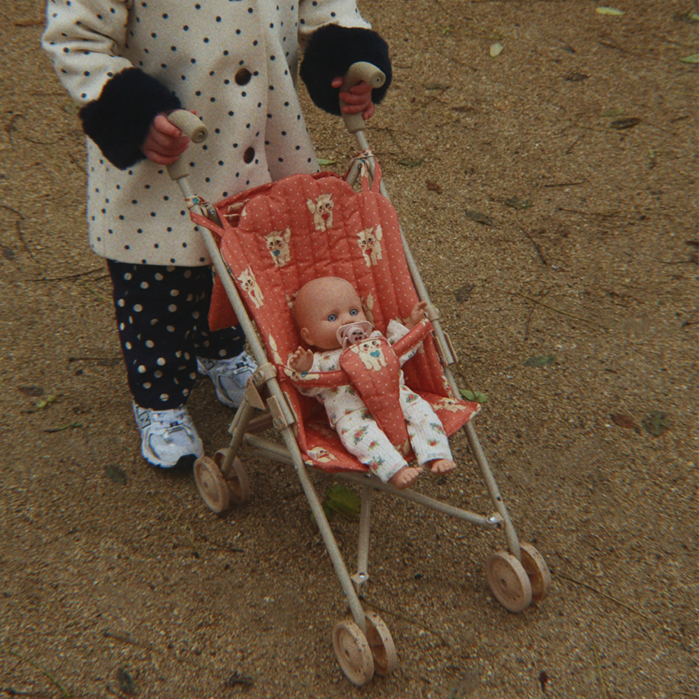 Konges Sløjd Puppen-Buggy Ciao Miao Rose