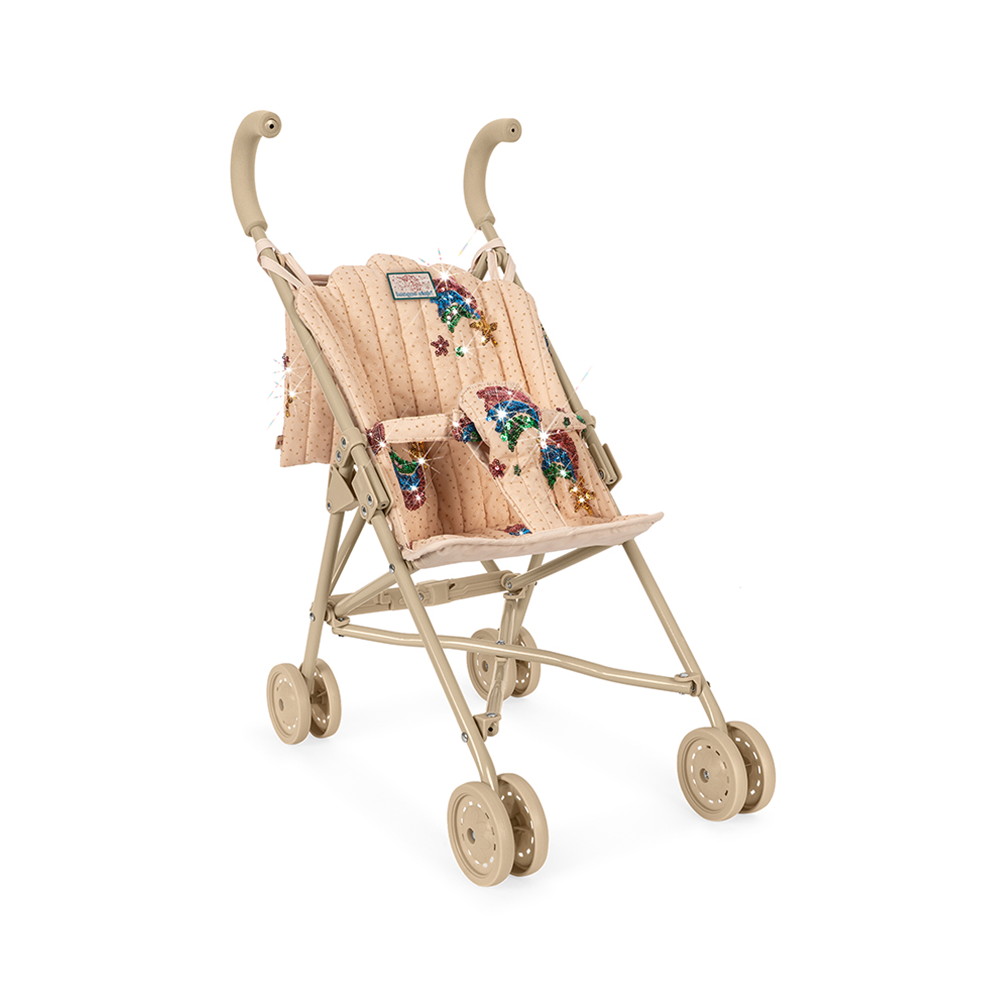 Konges Sløjd Doll Stroller 'Tulle' Rainbow Star