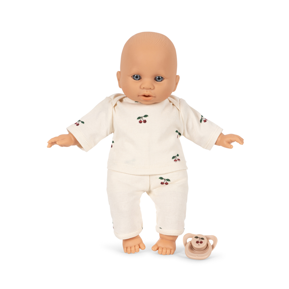 Konges Sløjd  Puppe mit Buggy 'Poppy' Pink Check