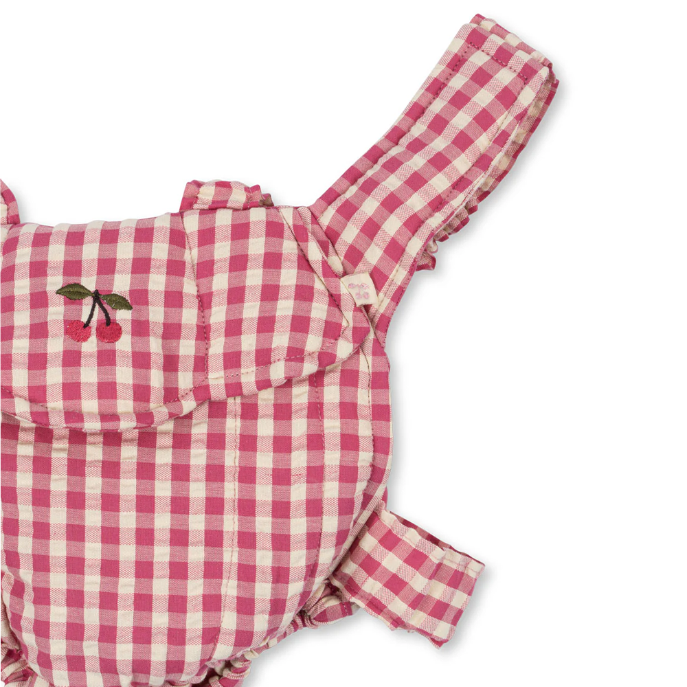 Konges Sløjd Doll Baby Carrier Bubblegum Check