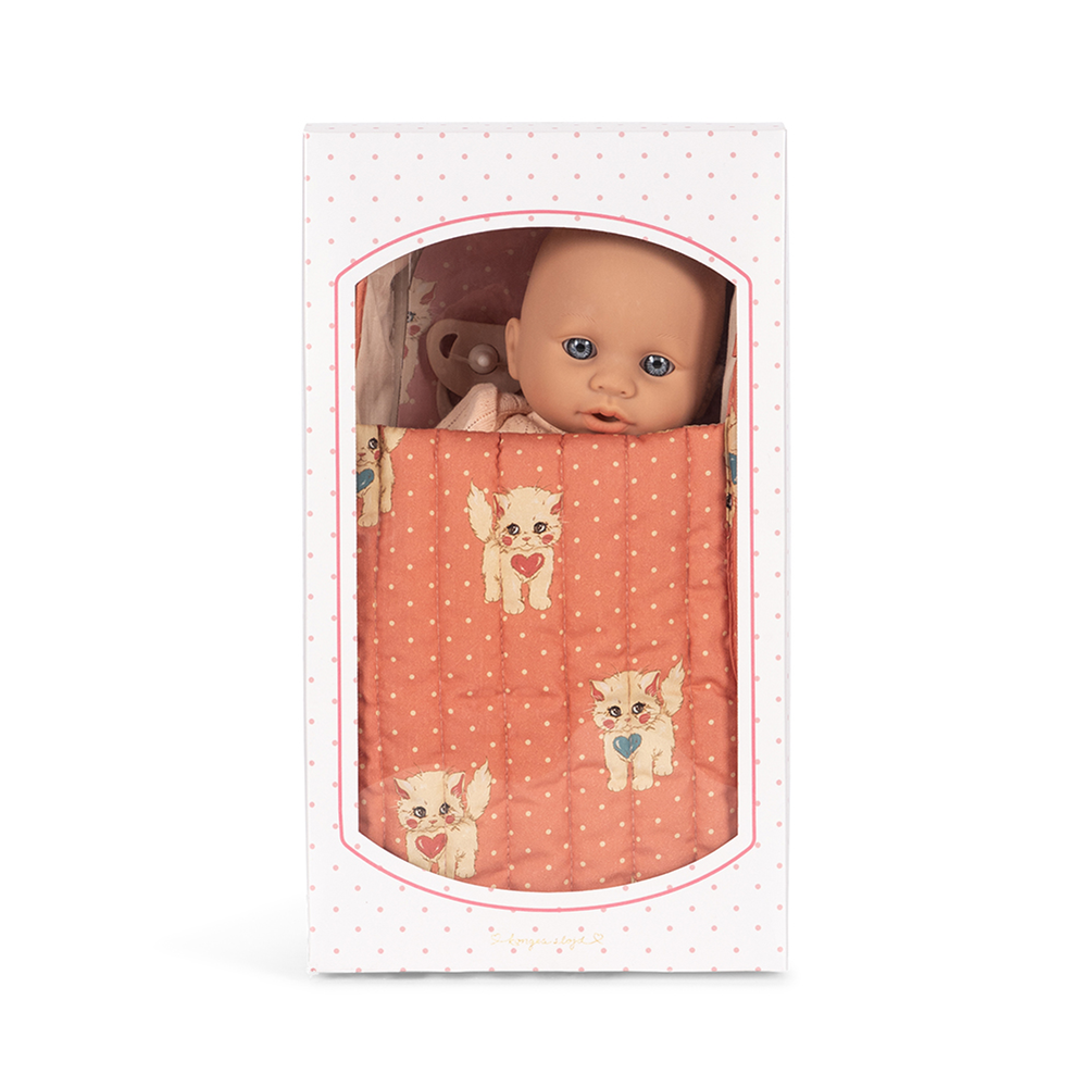 Konges Sløjd Doll Set 'Cattie' Ciao Miao Rose