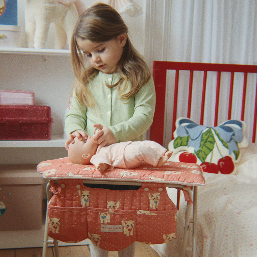 Konges Sløjd Doll Set 'Cattie' Ciao Miao Rose