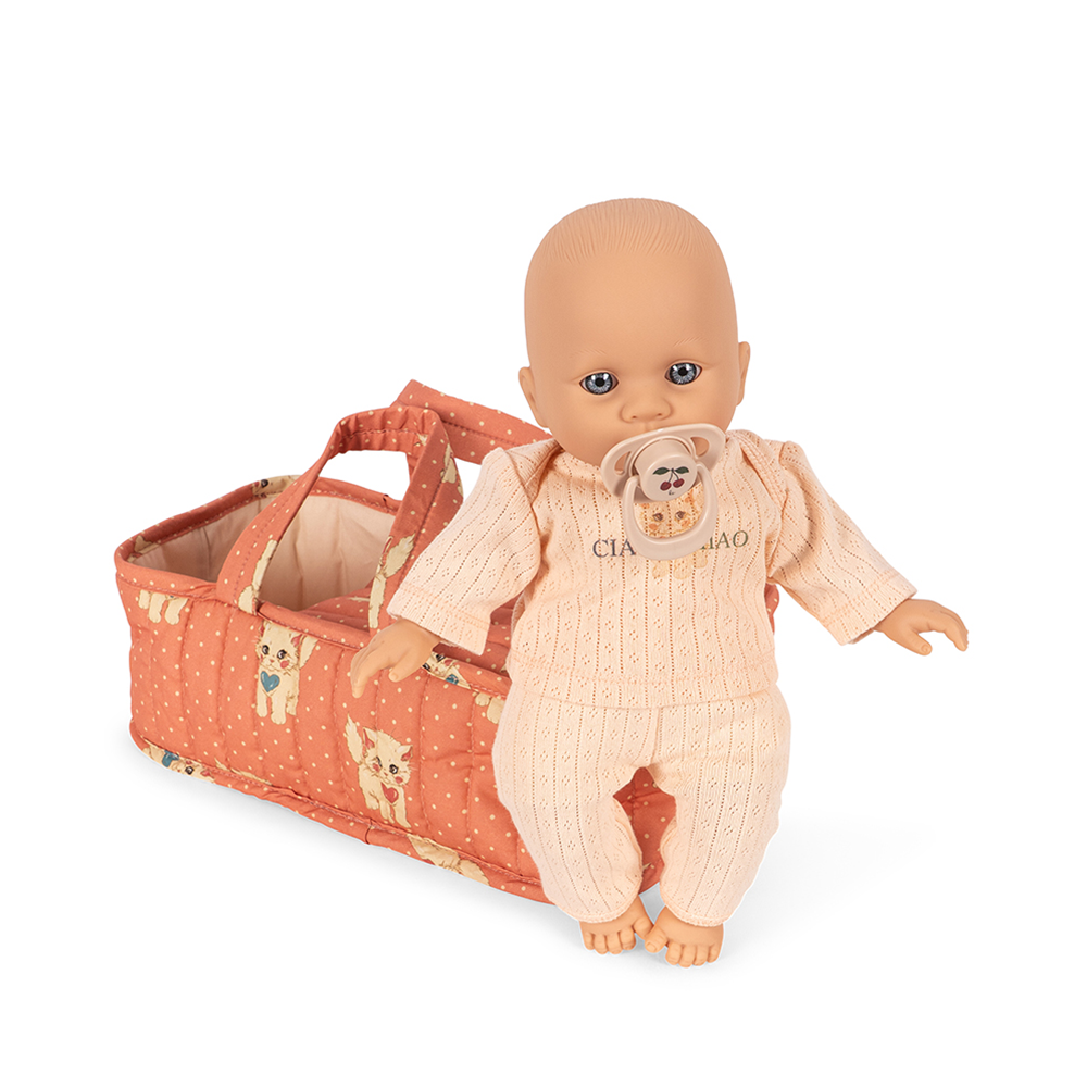 Konges Sløjd Doll Set 'Cattie' Ciao Miao Rose