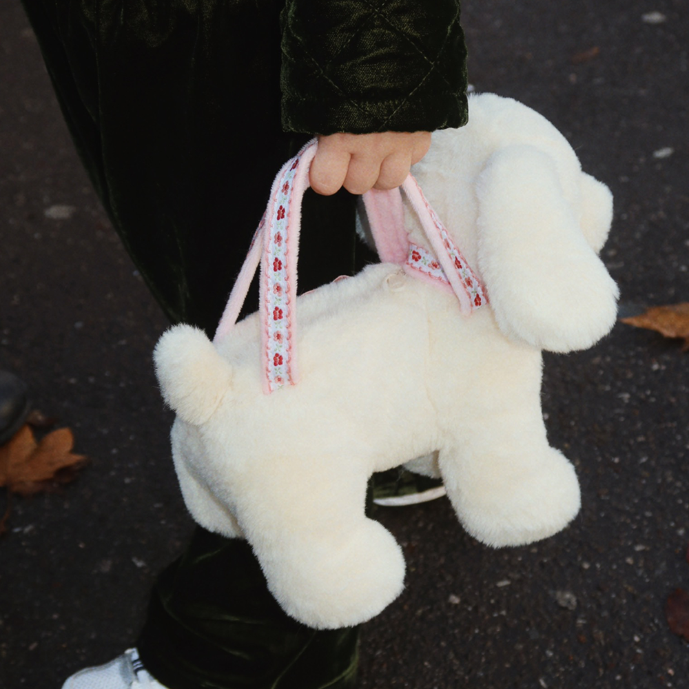 Konges Sløjd Puppy Handbag Off White