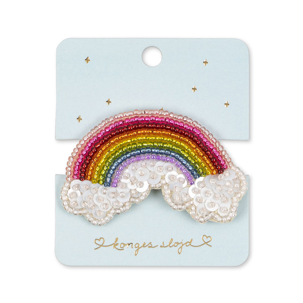 Barrettes Konges Sløjd à perles Arc-en-ciel