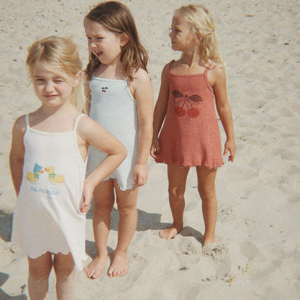 Konges Sløjd Dungaree Dress 'Rolly' Sleet Stripe