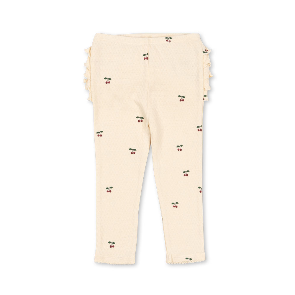 Legging bébé à volants Konges Sløjd 'Sui' Cherry