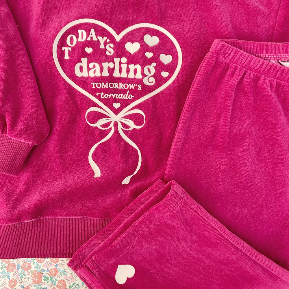 Konges Sløjd Pajama Suit 'Velou' Sangria