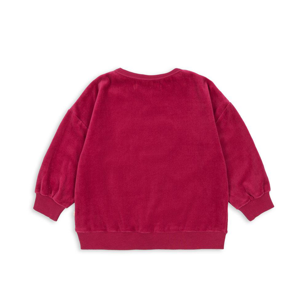 Konges Sløjd Samt-Pullover 'Velou' Sangria