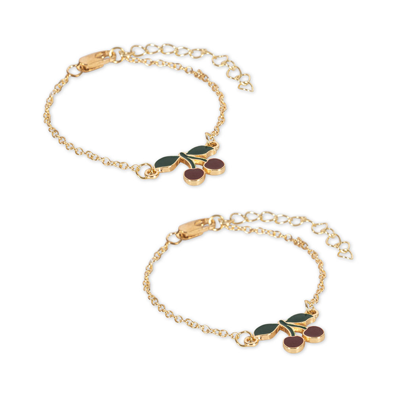 Konges Sløjd Schmuckset 'Bestie' Cherry Gold