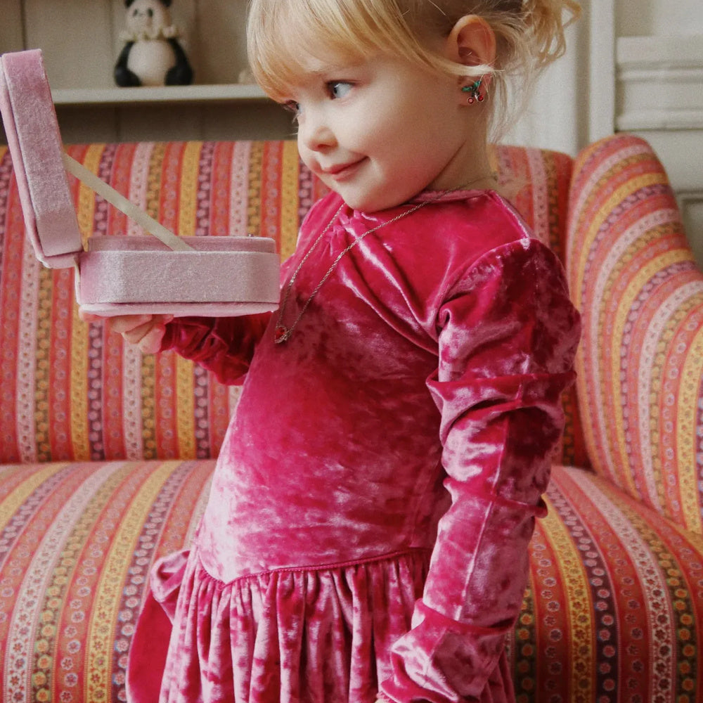 Konges Sløjd Schmuckset mit Schmuckschatulle 'All I Wish For' Pink
