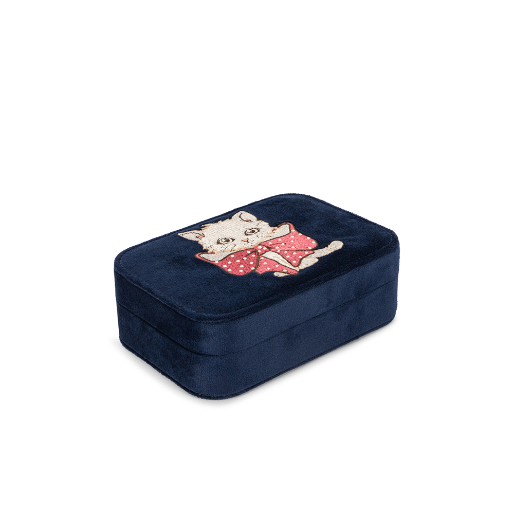 Konges Sløjd Jewellery Set with Jewellery Box 'All I Wish For' Navy Blazer