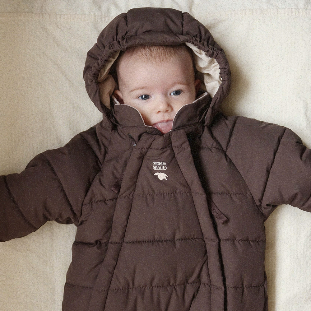 Konges Sløjd Baby Snowsuit 'Alpi' Chocolate Brown