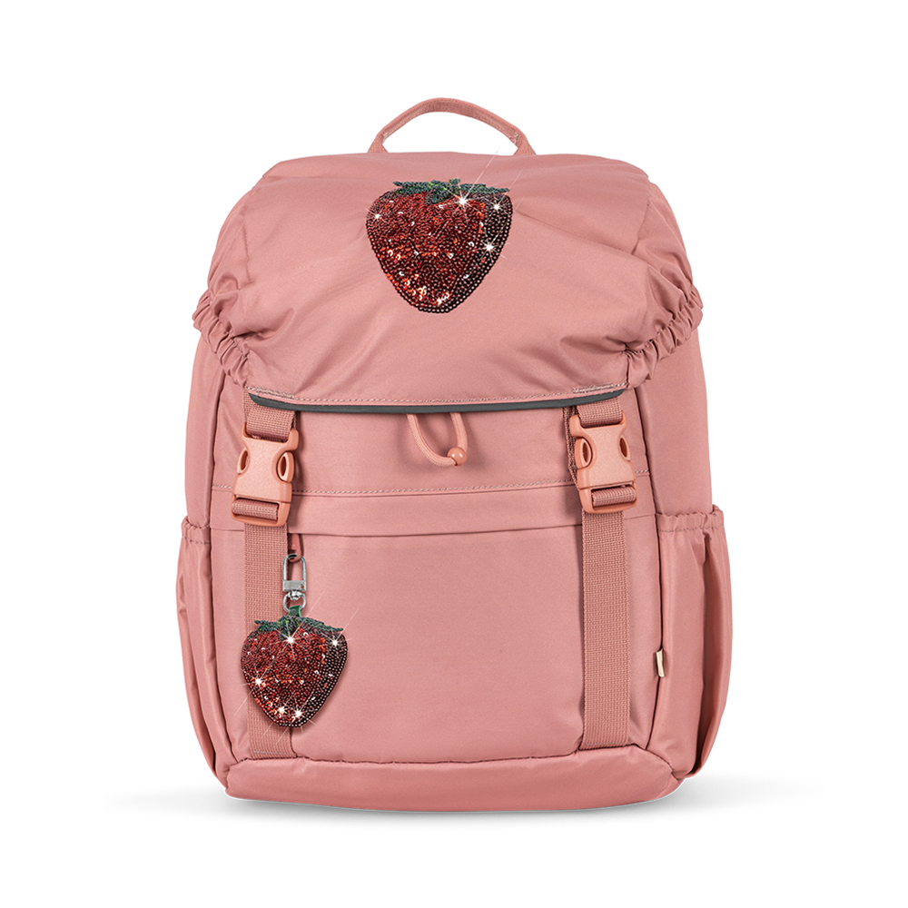 Sac à dos scolaire Konges Sløjd avec sac de sport « Clover » Rosette