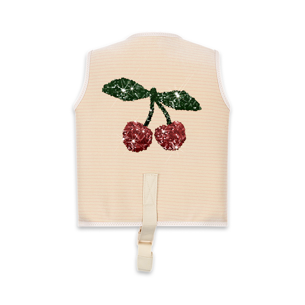 Konges Sløjd Swim Vest 'Cherry' Rose Stripe