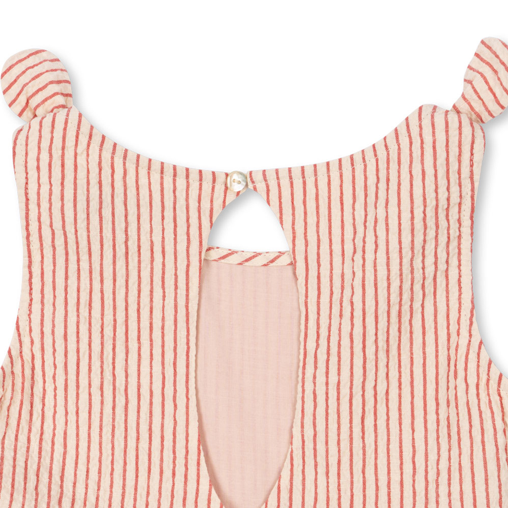 Robe en seersucker Konges Sløjd 'Ellie' Amour Stripe