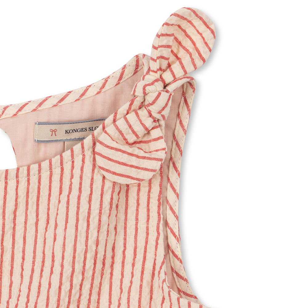 Robe en seersucker Konges Sløjd 'Ellie' Amour Stripe