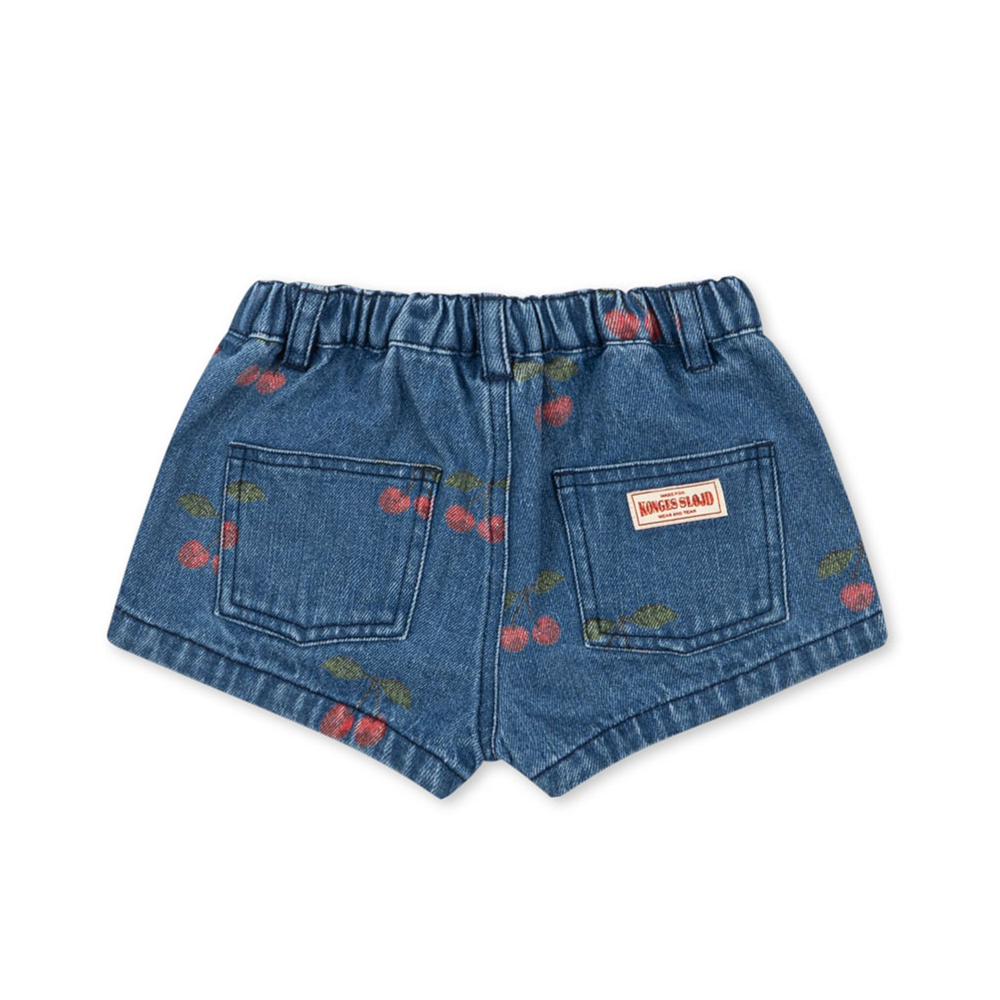 Konges Sløjd Denim Shorts 'Magot' My Big Cherry Denim