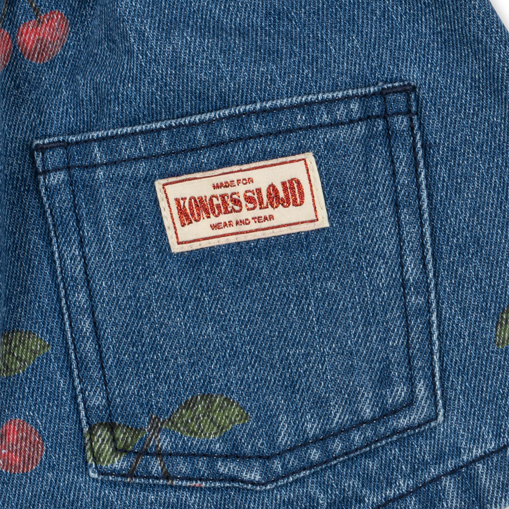 Konges Sløjd Denim Shorts 'Magot' My Big Cherry Denim