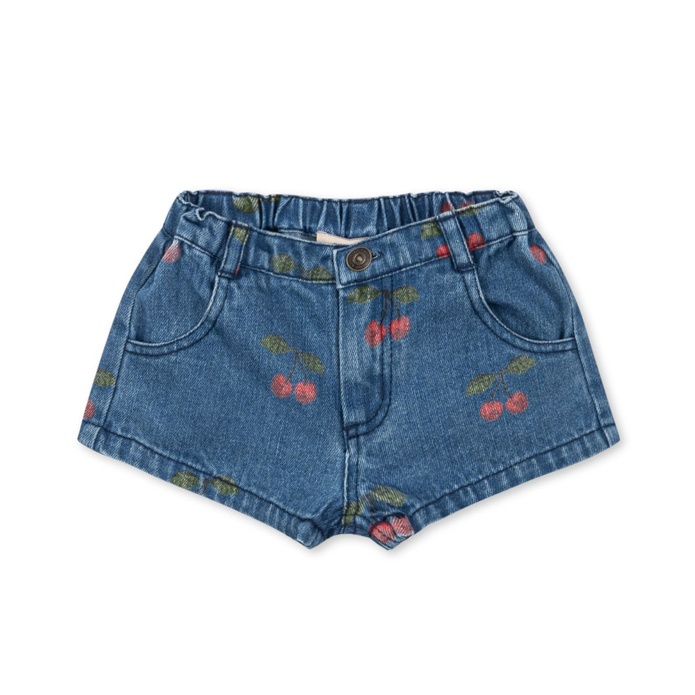 Konges Sløjd Denim Shorts 'Magot' My Big Cherry Denim
