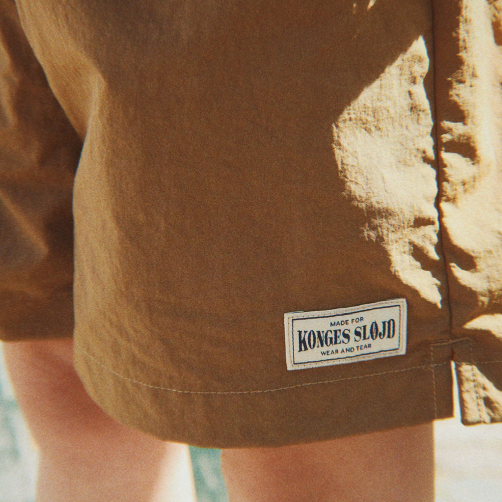 Konges Sløjd Shorts  2er-Set 'Acty' Pale Olive Green/Ermine