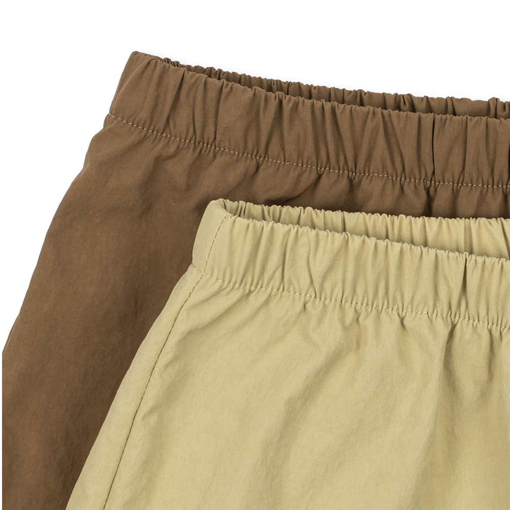 Konges Sløjd Shorts  2er-Set 'Acty' Pale Olive Green/Ermine