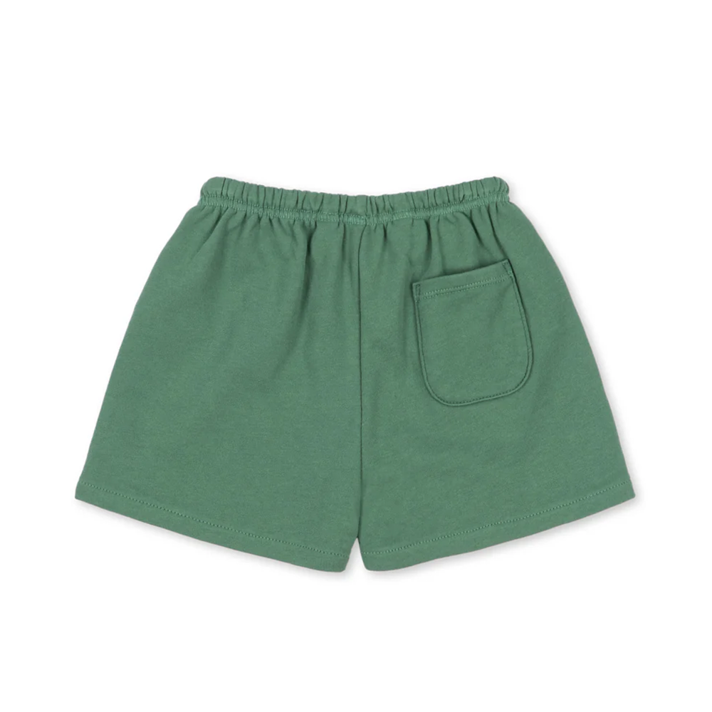 Konges Sløjd Shorts aus Baumwolle 'Spotty' Dark Ivy - Online MY SNOWFLAKE