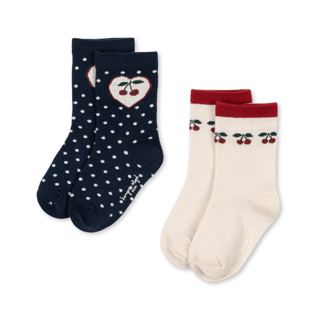 Konges Sløjd Socken 2er Pack Cherry Mix