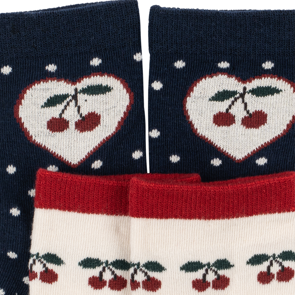 Konges Sløjd Socken 2er Pack Cherry Mix