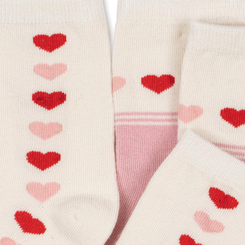 Konges Sløjd Socken 2er Pack 'Jaquard' Heart - Online MY SNOWFLAKE