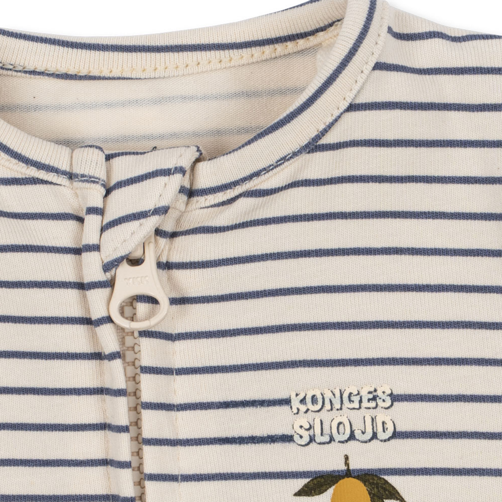Konges Sløjd Strampler Schlafanzug 'Basic' Stripe Como - Online MY SNOWFLAKE