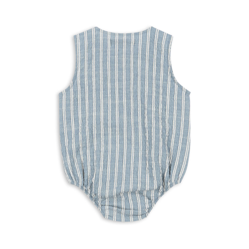 Konges Sløjd Strampler 'Elliot' Trio Bleu Stripe