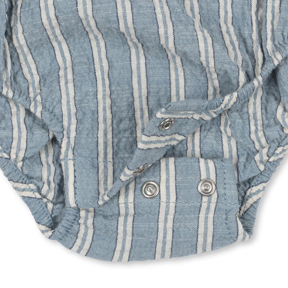 Konges Sløjd Strampler 'Elliot' Trio Bleu Stripe