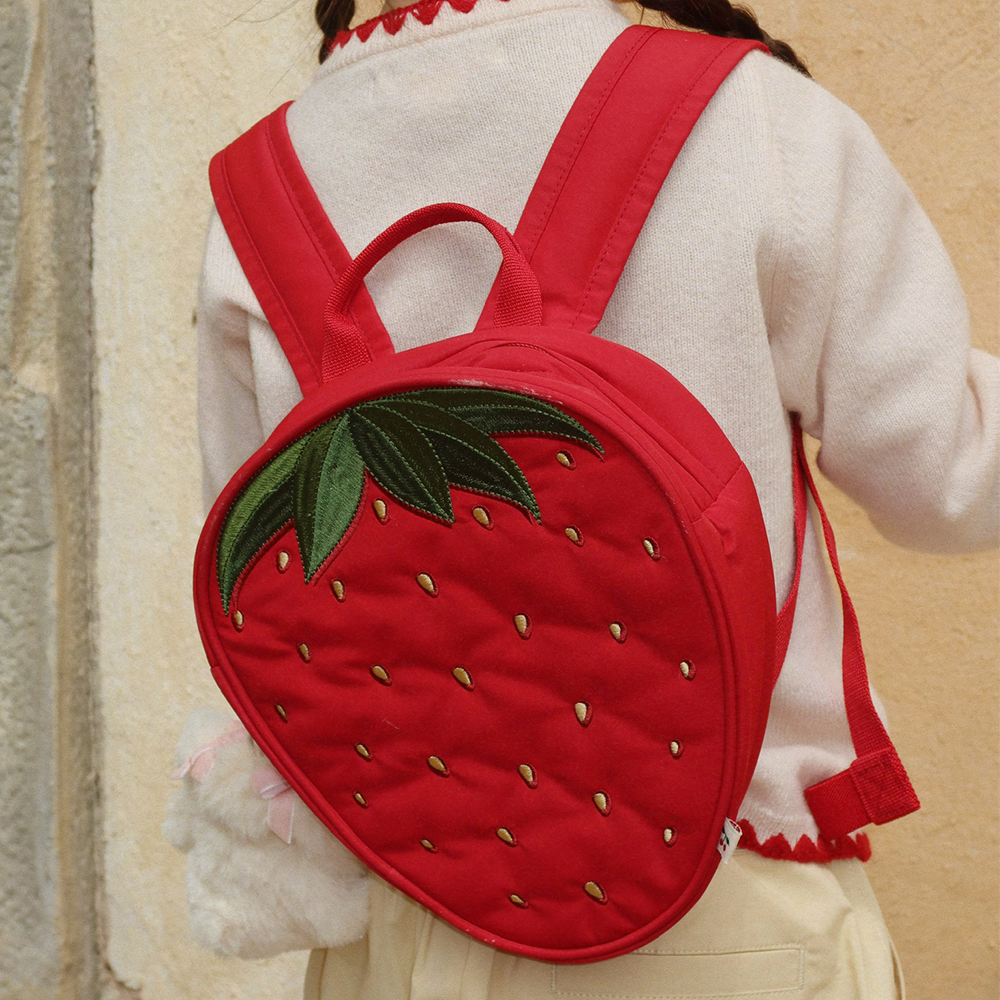 Konges Sløjd  Kinderrucksack 'Mini' Strawberry - Online MY SNOWFLAKE