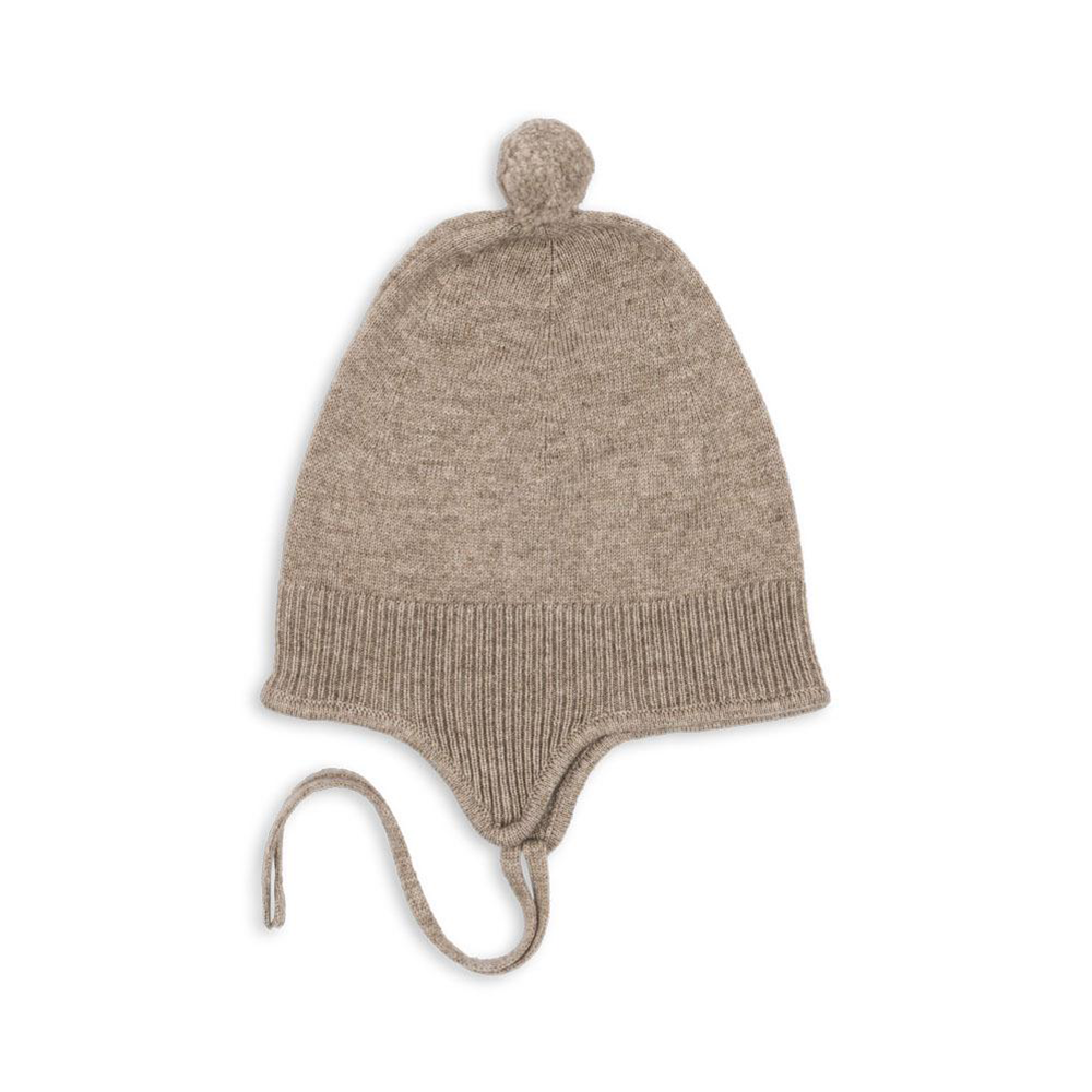 Konges Sløjd Strickmütze 'Mattou' Light Brown
