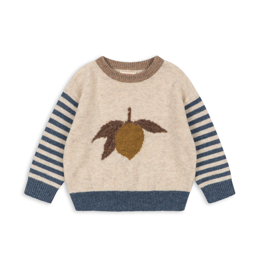 Konges Sløjd Strickpullover 'Billie' Lemon