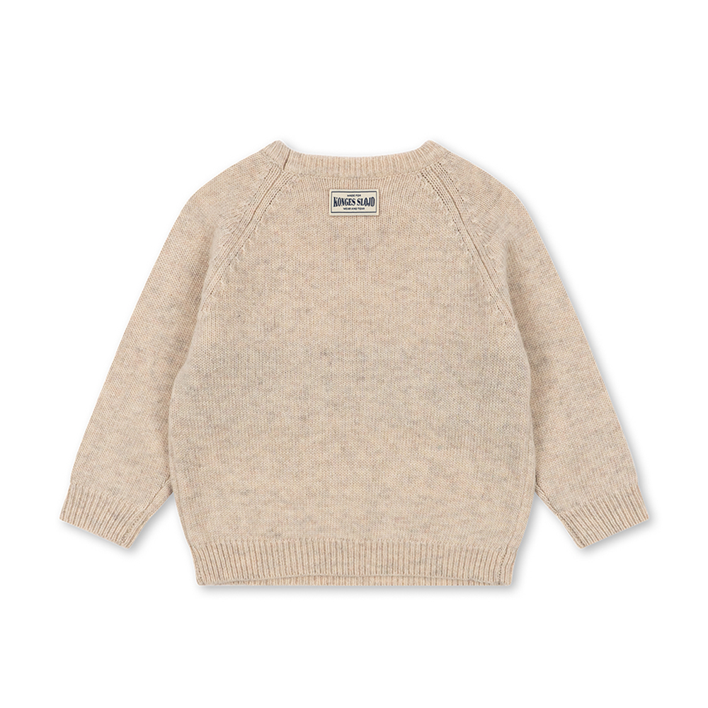 Konges Sløjd Pull en tricot 'Billie' écru