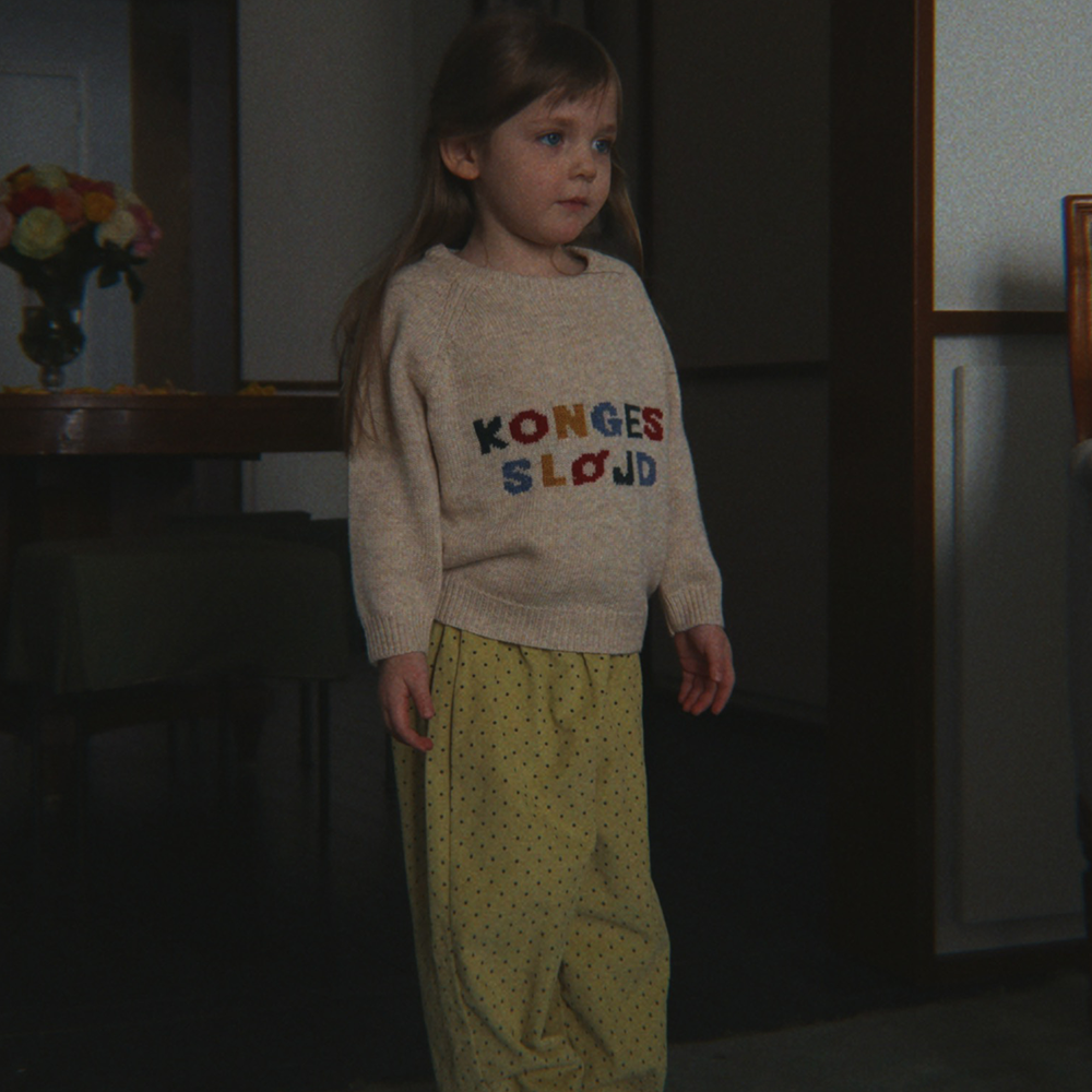 Konges Sløjd Pull en tricot 'Billie' écru
