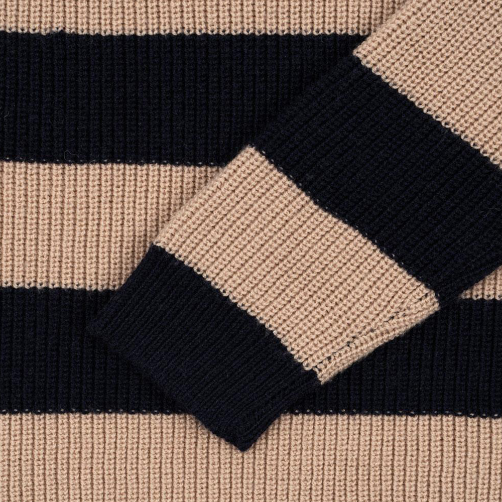 Konges Sløjd Knitted Sweater 'Vitum' Blue Stripe