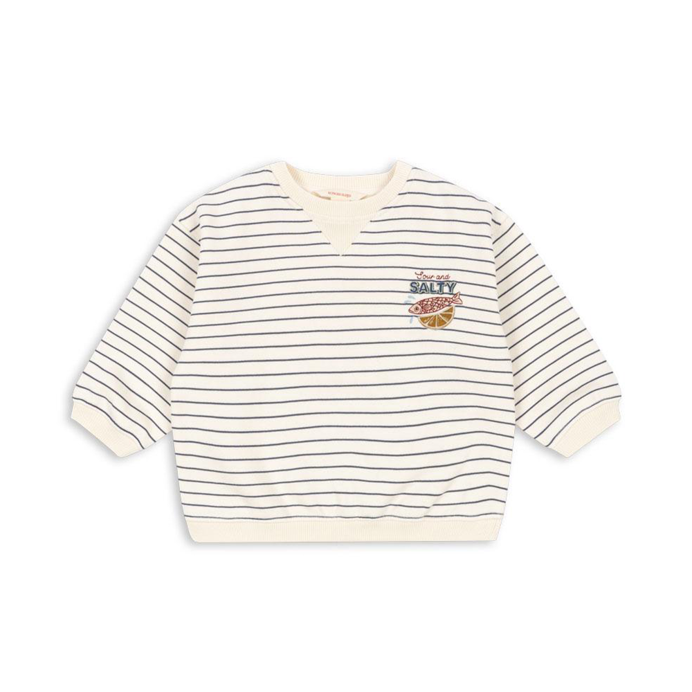 Sweat-shirt Konges Sløjd 'Amio' Captains Blue/Antique White