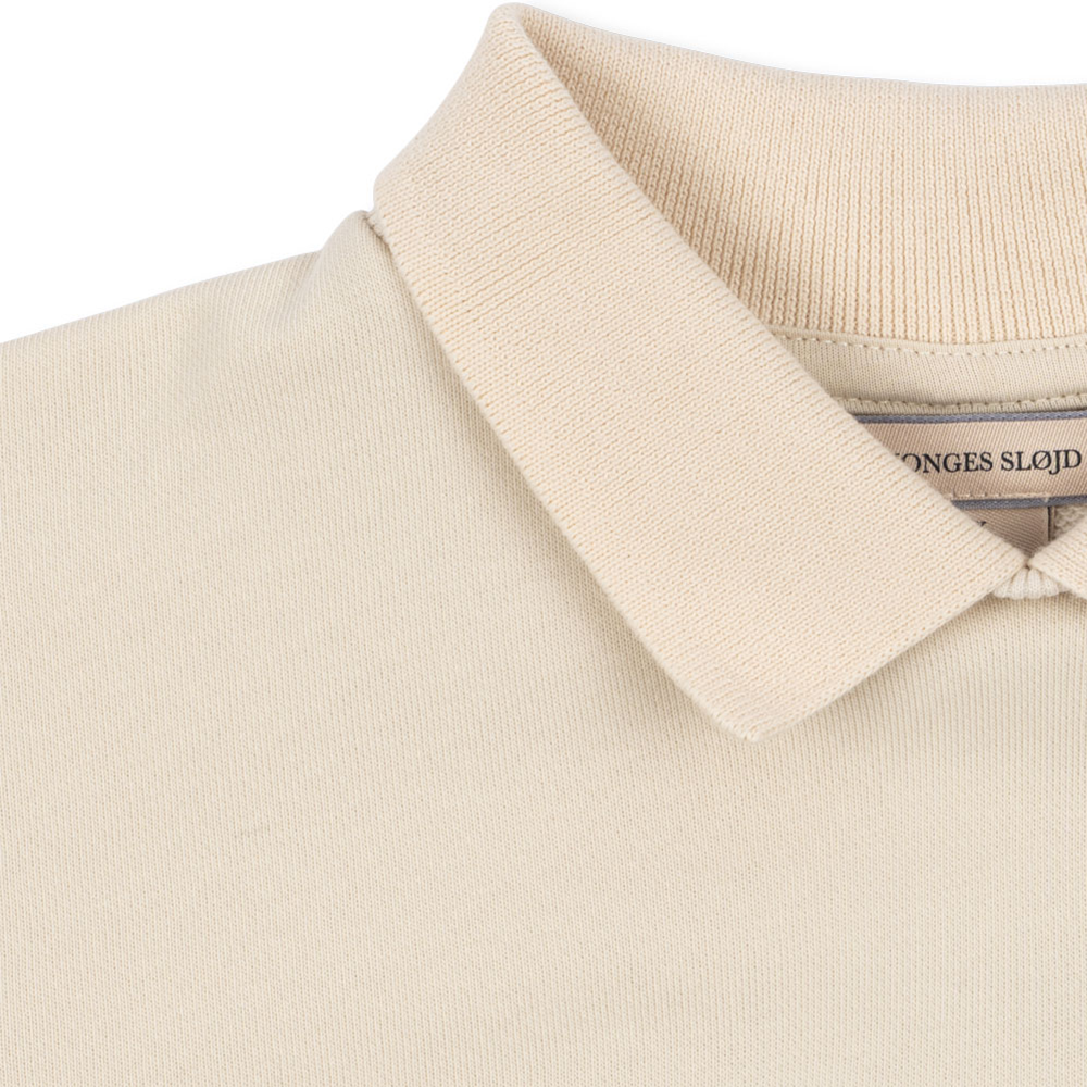 Konges Sløjd Polo Sweatshirt 'Spotty' Brown Rice - Online MY SNOWFLAKE