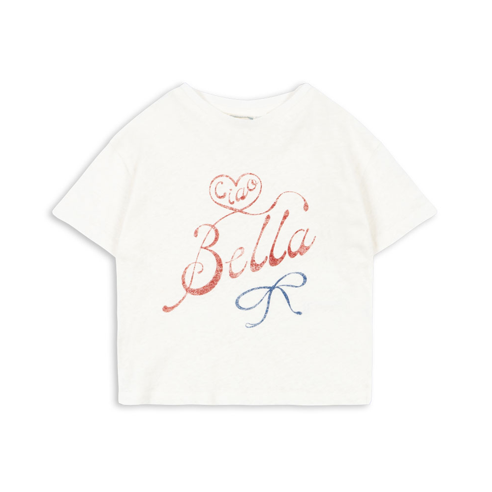 Konges Sløjd T-shirt « RHW X KS » Bella blanc antique