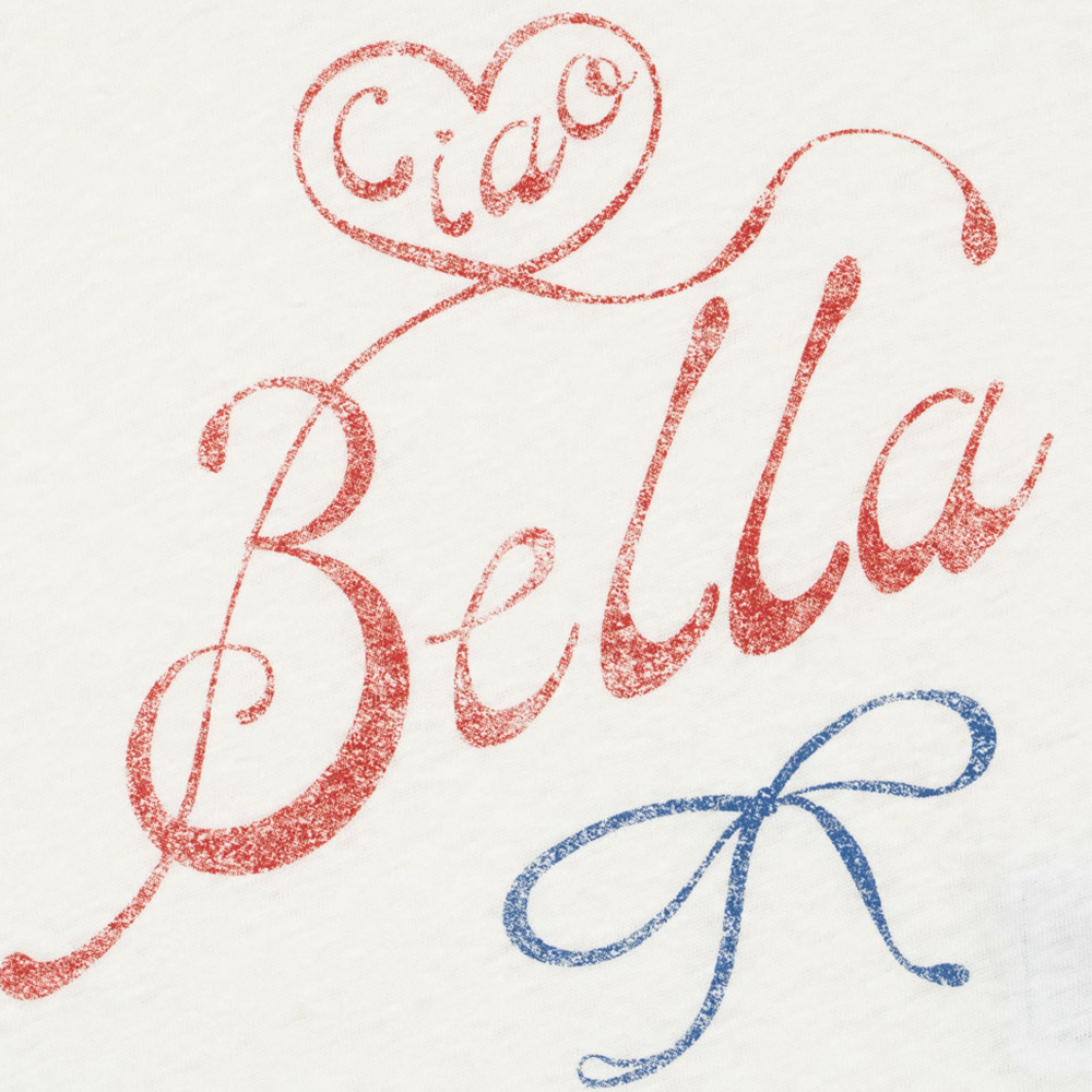 Konges Sløjd T-shirt « RHW X KS » Bella blanc antique