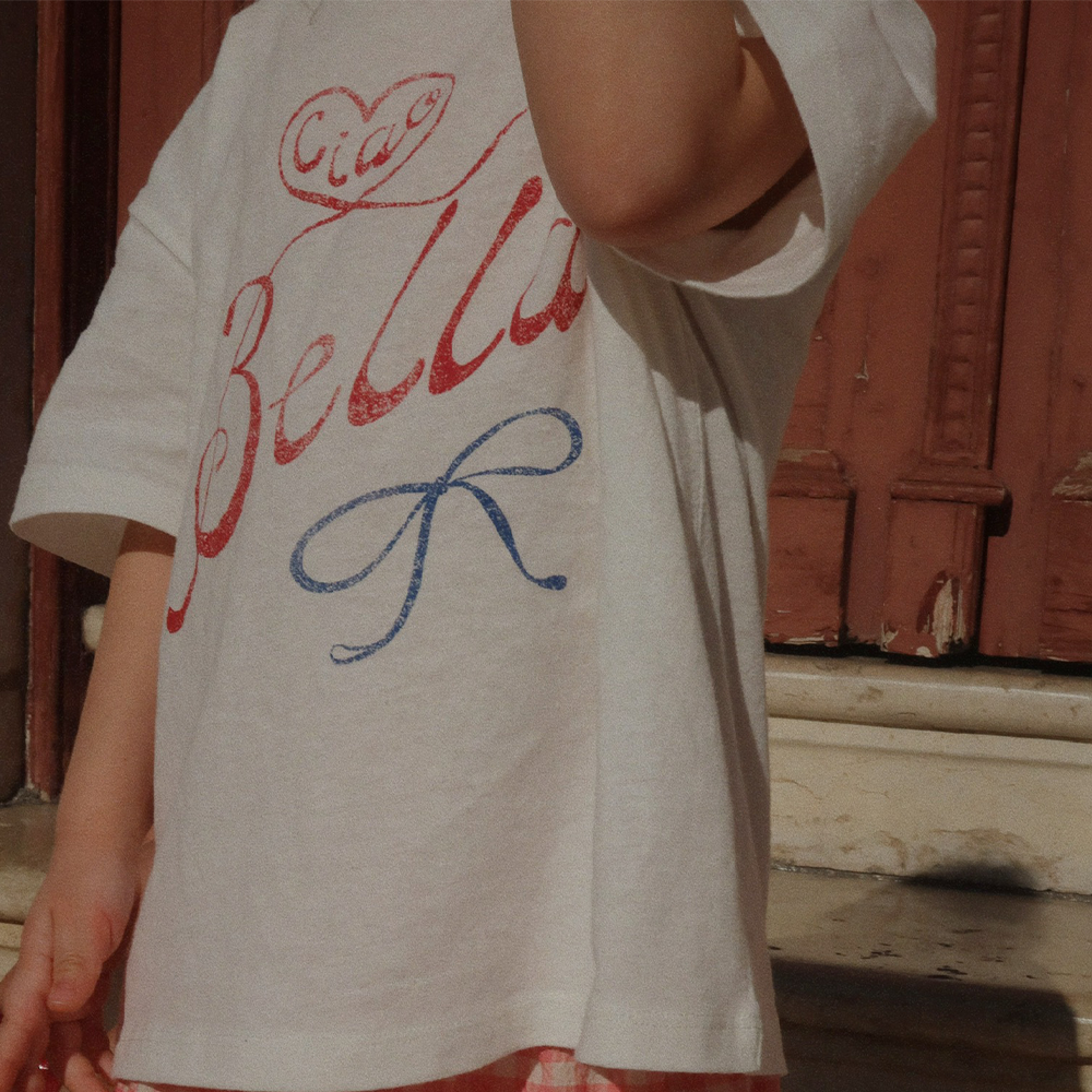 Konges Sløjd T-shirt « RHW X KS » Bella blanc antique